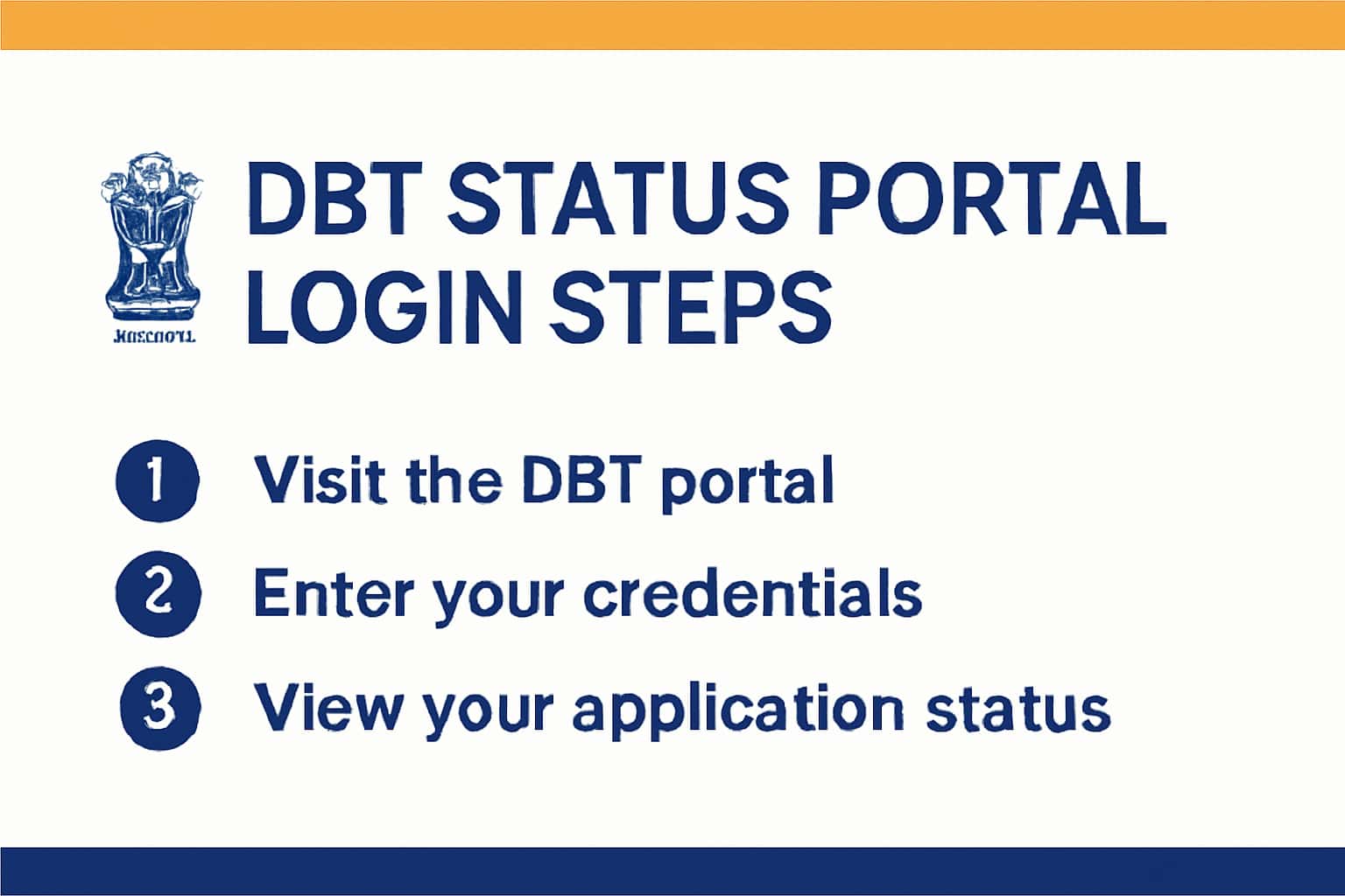 DBT Status Portal Login Steps